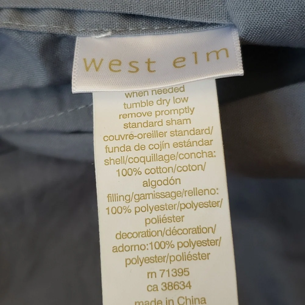 West Elm Standard Pillow Sham
